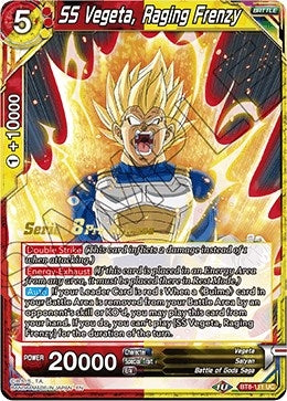 Image for SS Vegeta, Raging Frenzy (Malicious Machinations Pre-Release Cards) (BT8-111_PR) - Dragon Ball Super: Masters