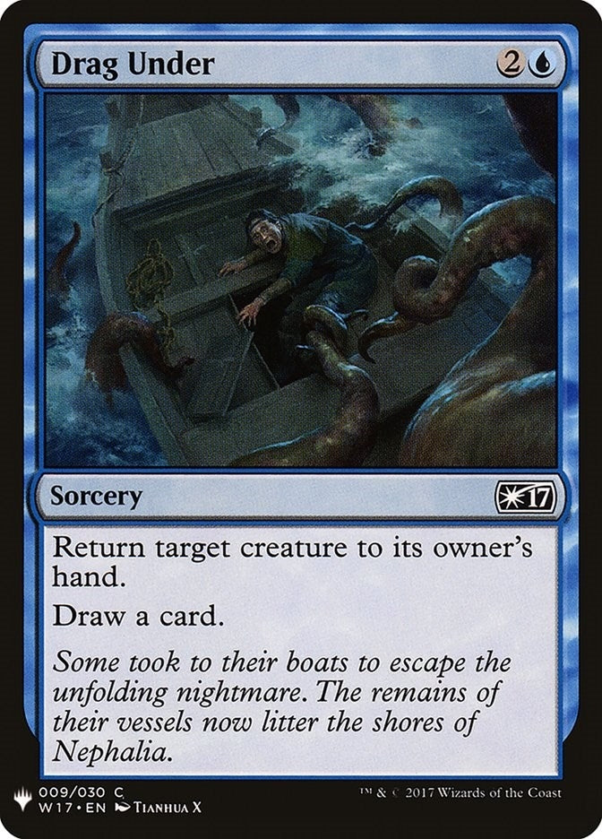 Image for Drag Under (The List Reprints) (9) - Magic: The Gathering
