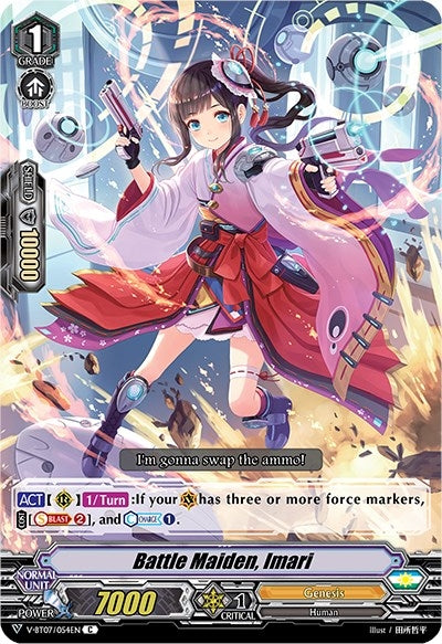 Image for Battle Maiden, Imari (V-BT07: Infinideity Cradle) (V-BT07/054EN) - Cardfight Vanguard