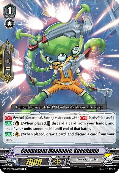 Image for Competent Mechanic, Spechanic (V-BT07: Infinideity Cradle) (V-BT07/042EN) - Cardfight Vanguard