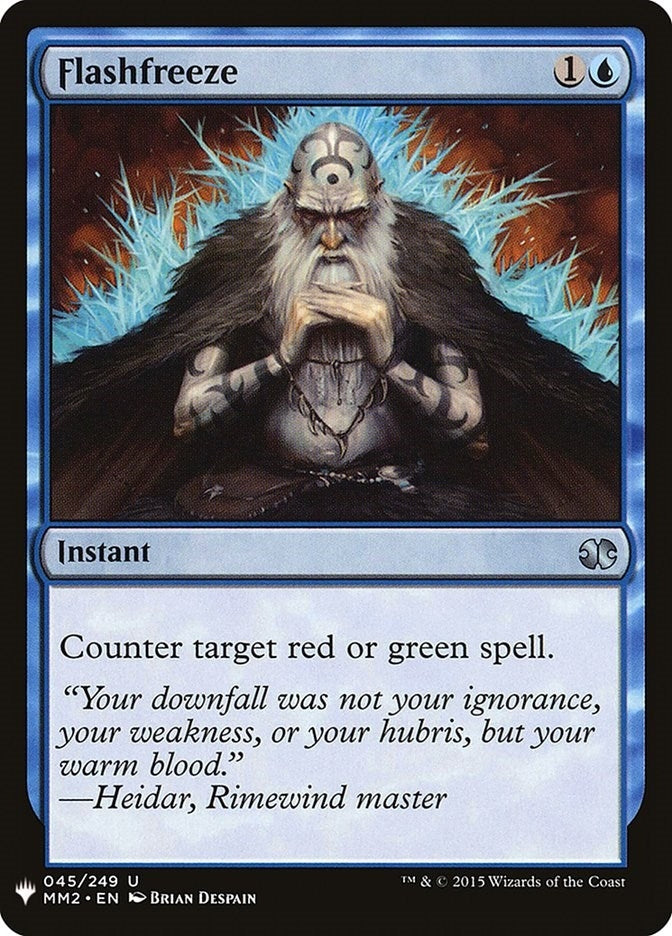 Image for Flashfreeze (The List Reprints) (45) - Magic: The Gathering