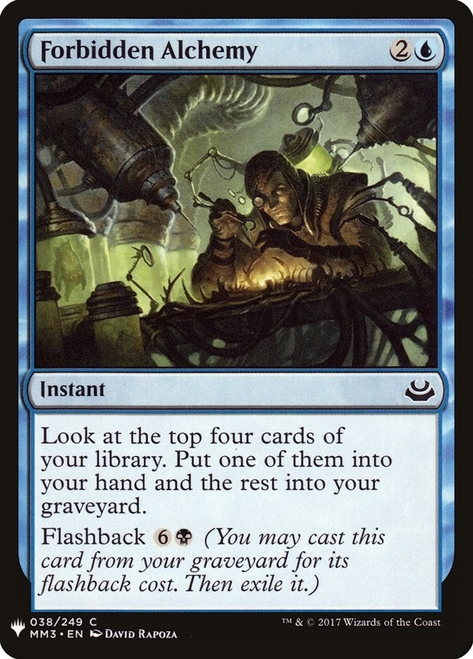 Image for Forbidden Alchemy (The List Reprints) (38) - Magic: The Gathering
