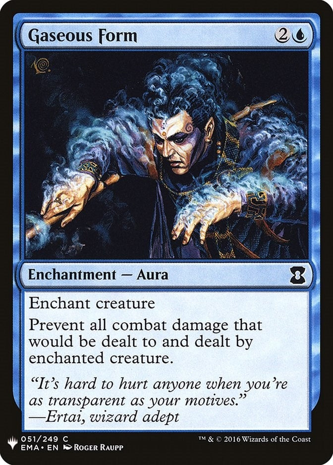 Image for Gaseous Form (The List Reprints) (51) - Magic: The Gathering