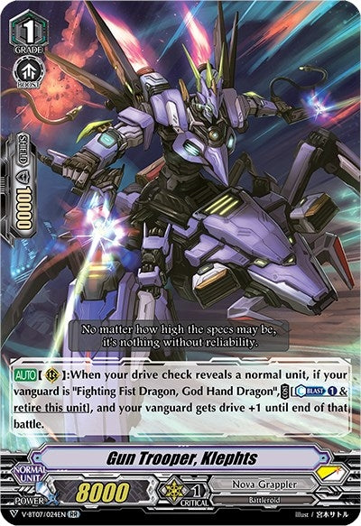 Image for Gun Trooper, Klephts (V-BT07: Infinideity Cradle) (V-BT07/024EN) - Cardfight Vanguard