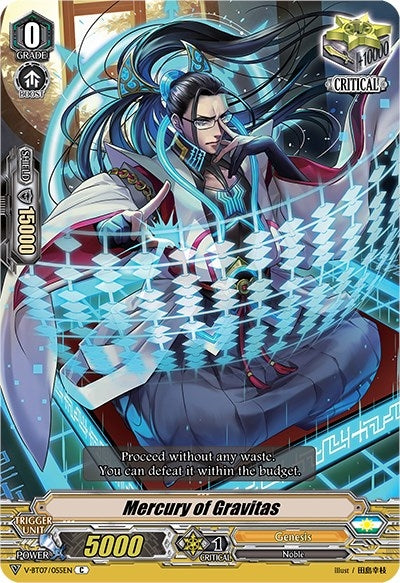 Image for Mercury of Gravitas (V-BT07: Infinideity Cradle) (V-BT07/055EN) - Cardfight Vanguard