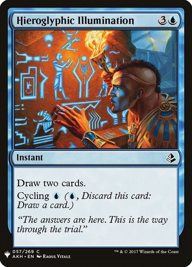 Image for Hieroglyphic Illumination (The List Reprints) (57) - Magic: The Gathering