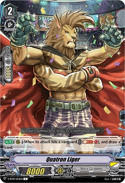Image for Quatron Liger (V-BT07: Infinideity Cradle) (V-BT07/072EN) - Cardfight Vanguard