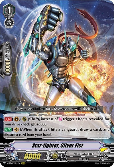 Image for Star-fighter, Silver Fist (V-BT07: Infinideity Cradle) (V-BT07/012EN) - Cardfight Vanguard