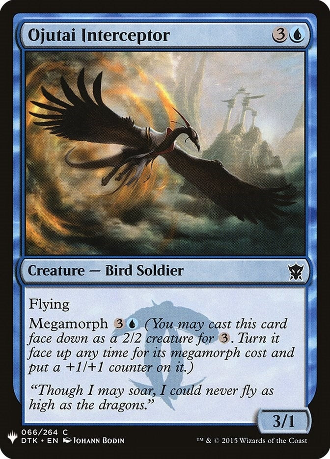 Image for Ojutai Interceptor (The List Reprints) (66) - Magic: The Gathering