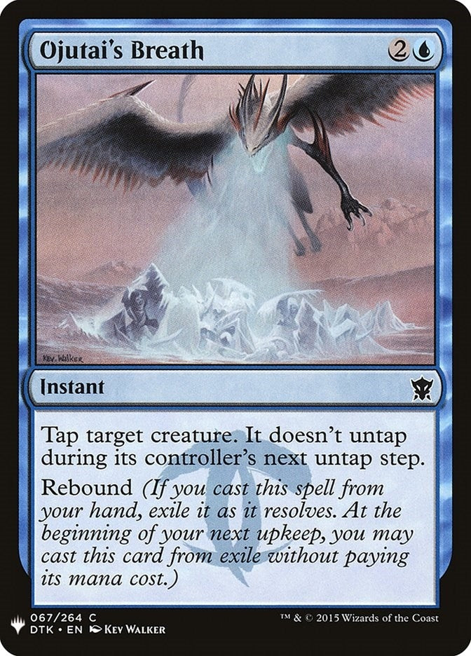 Image for Ojutai's Breath (The List Reprints) (67) - Magic: The Gathering