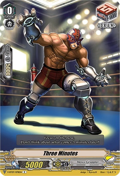 Image for Three Minutes (V-BT07: Infinideity Cradle) (V-BT07/078EN) - Cardfight Vanguard