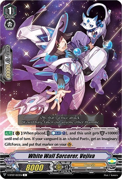Image for White Wall Sorcerer, Vejiva (V-BT07: Infinideity Cradle) (V-BT07/053EN) - Cardfight Vanguard