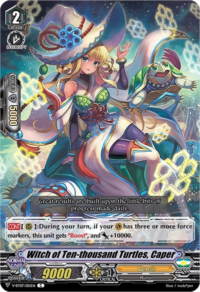 Image for Witch of Ten-thousand Turtles, Caper (V-BT07: Infinideity Cradle) (V-BT07/051EN) - Cardfight Vanguard