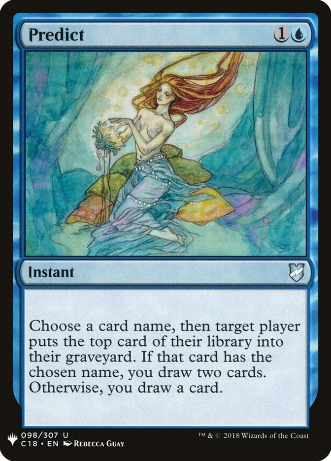 Image for Predict (The List Reprints) (98) - Magic: The Gathering