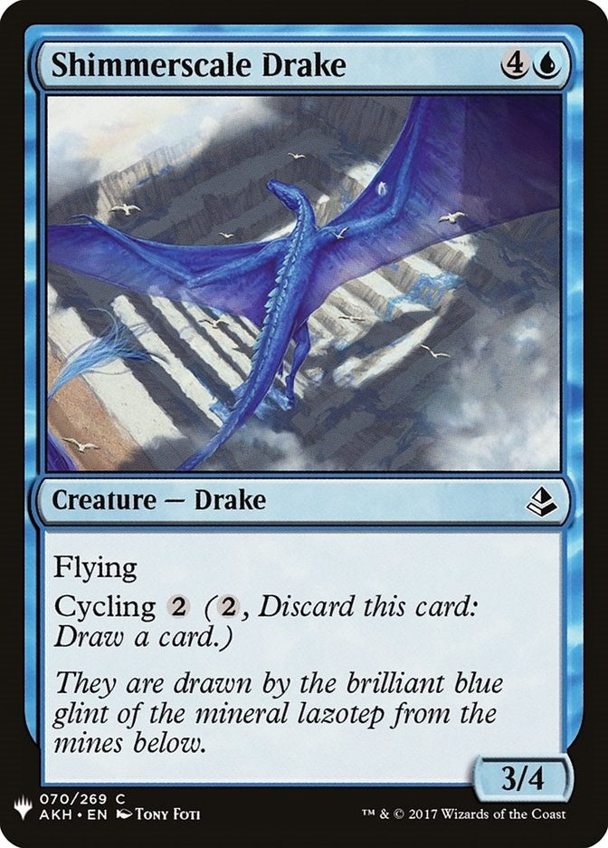 Image for Shimmerscale Drake (The List Reprints) (70) - Magic: The Gathering