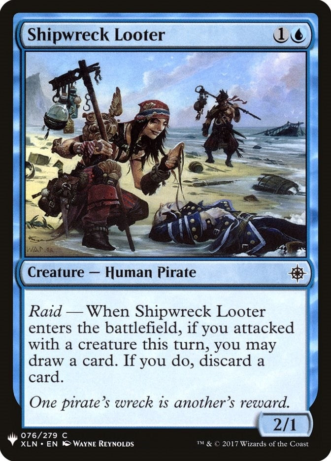 Image for Shipwreck Looter (The List Reprints) (76) - Magic: The Gathering
