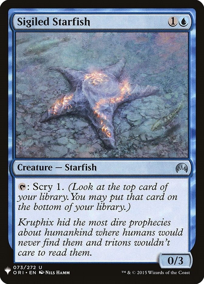 Image for Sigiled Starfish (The List Reprints) (73) - Magic: The Gathering