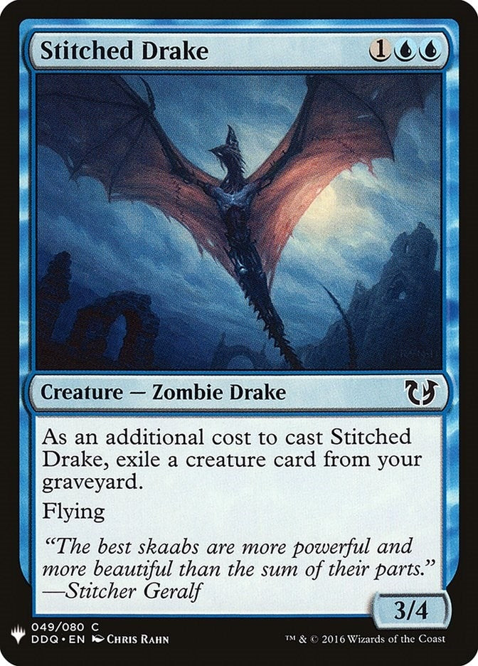 Image for Stitched Drake (The List Reprints) (49) - Magic: The Gathering