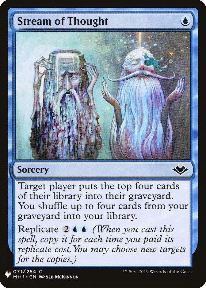 Image for Stream of Thought (The List Reprints) (71) - Magic: The Gathering
