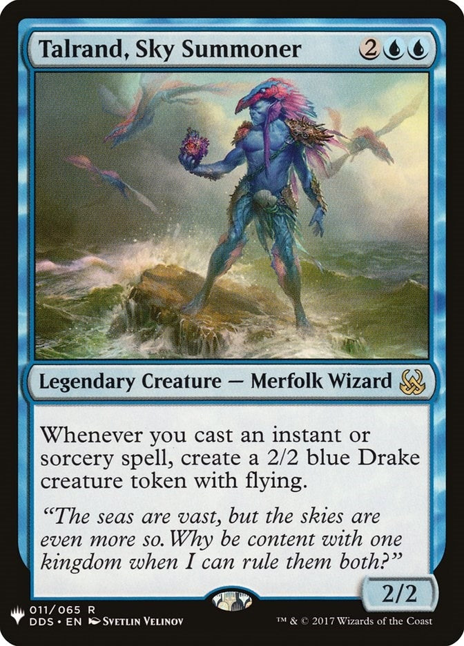 Image for Talrand, Sky Summoner (The List Reprints) (11) - Magic: The Gathering