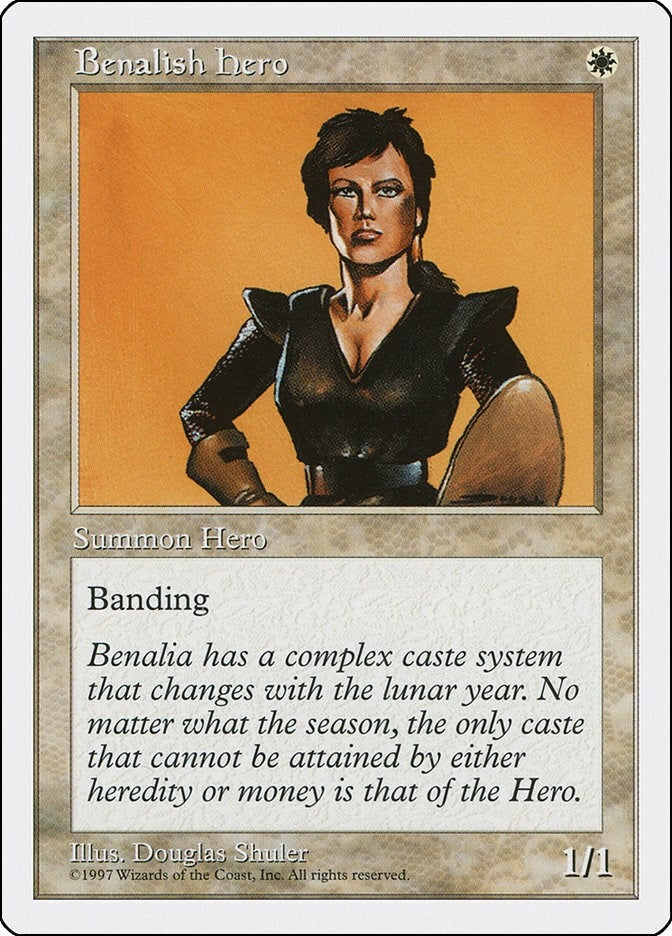 Image for Benalish Hero (Fifth Edition) - Magic: The Gathering