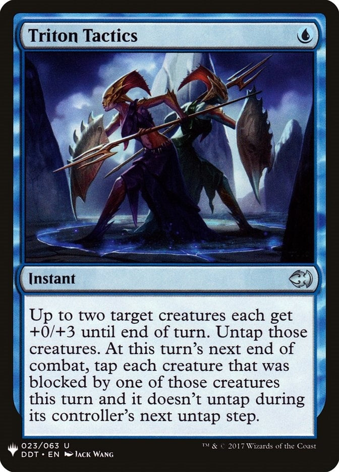 Image for Triton Tactics (The List Reprints) (23) - Magic: The Gathering