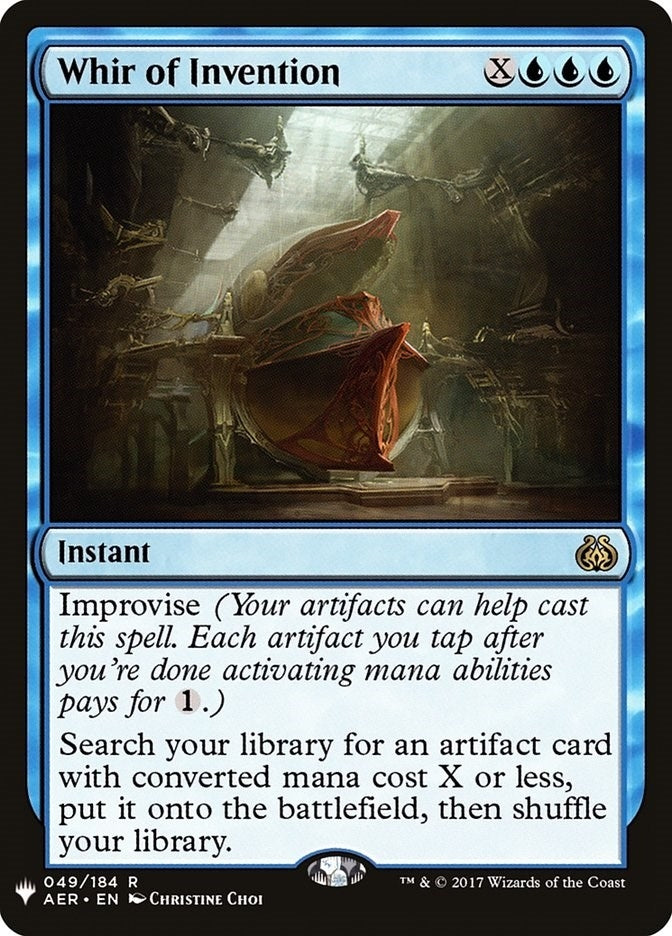 Image for Whir of Invention (The List Reprints) (49) - Magic: The Gathering