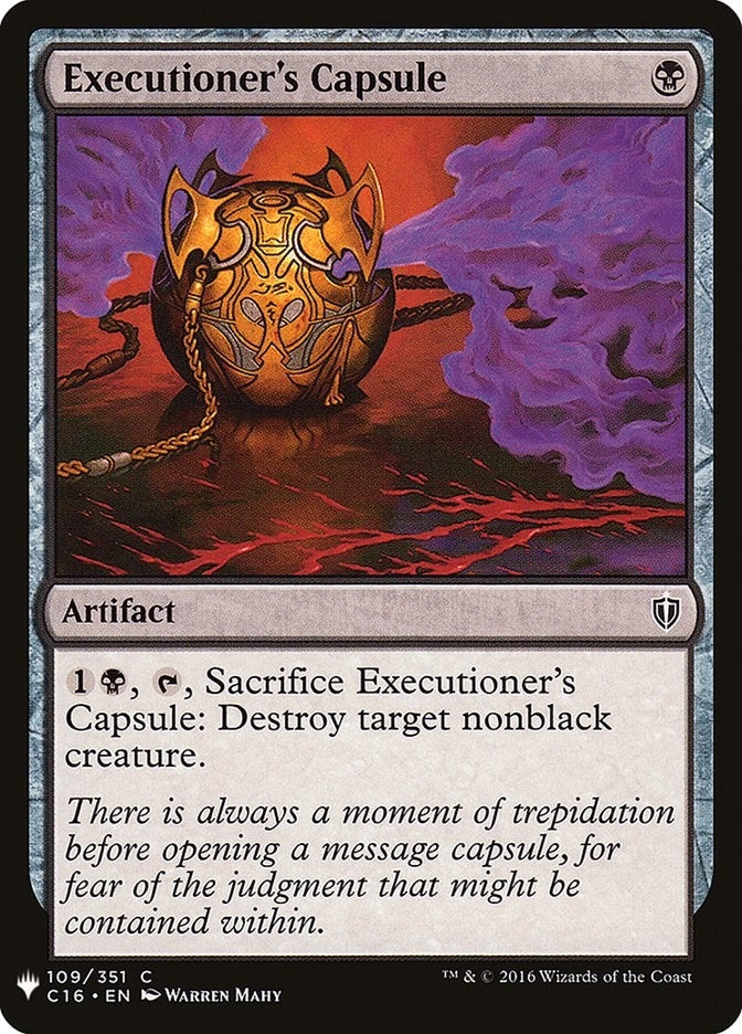Image for Executioner's Capsule (The List Reprints) (109) - Magic: The Gathering
