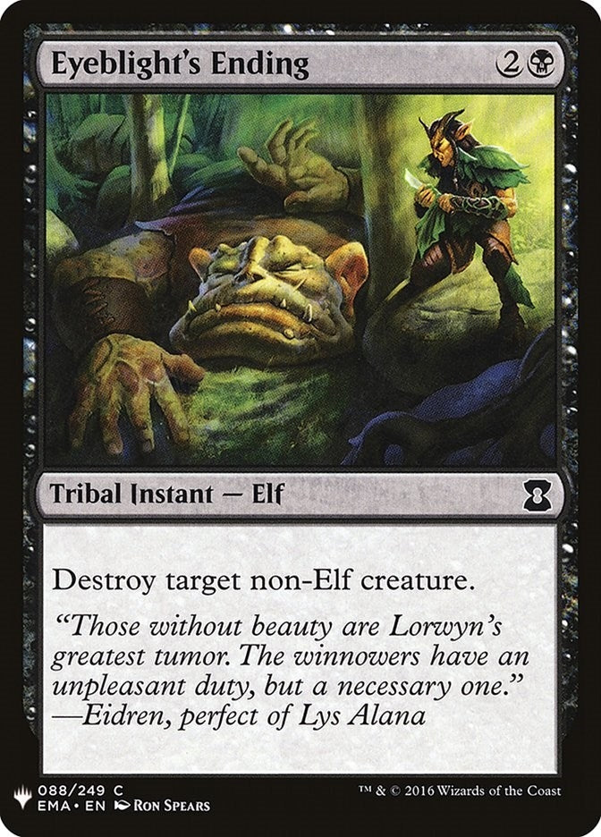 Image for Eyeblight's Ending (The List Reprints) (88) - Magic: The Gathering