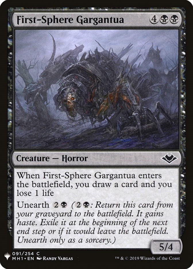 Image for First-Sphere Gargantua (The List Reprints) (91) - Magic: The Gathering