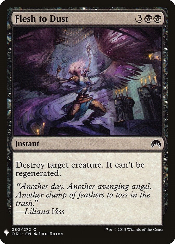 Image for Flesh to Dust (The List Reprints) (280) - Magic: The Gathering