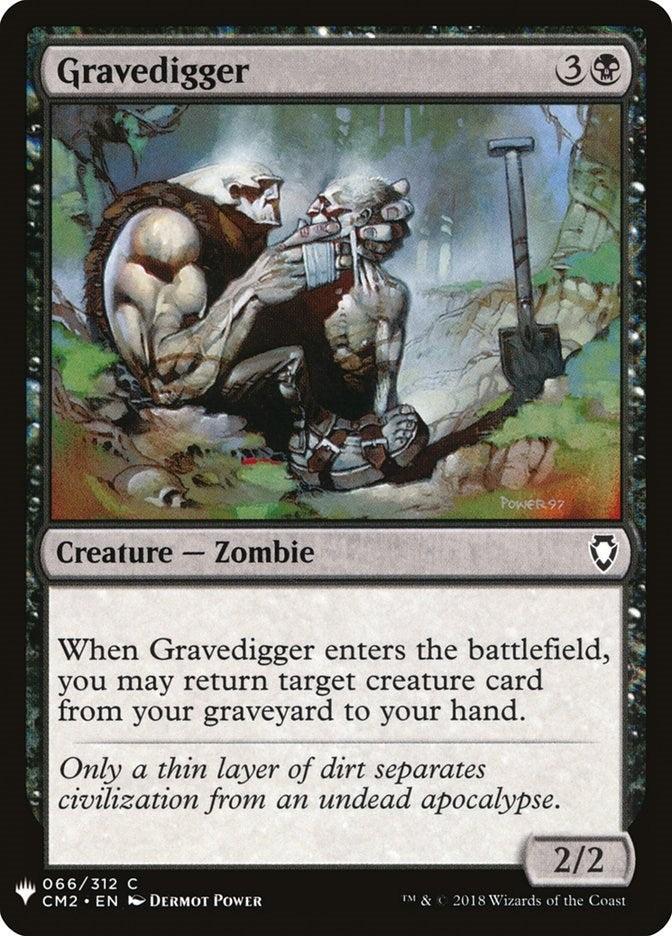 Image for Gravedigger (The List Reprints) (66) - Magic: The Gathering