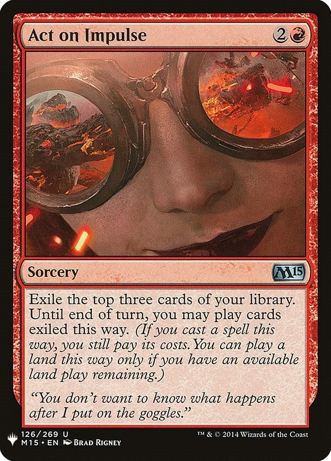 Image for Act on Impulse (The List Reprints) (126) - Magic: The Gathering