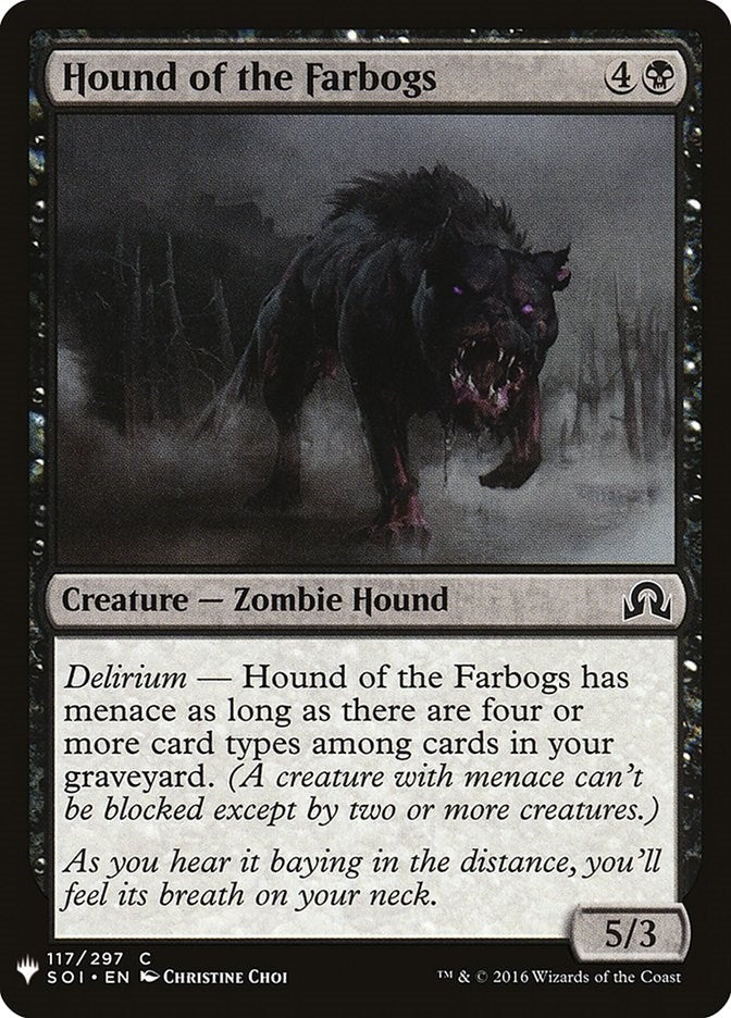 Image for Hound of the Farbogs (The List Reprints) (117) - Magic: The Gathering