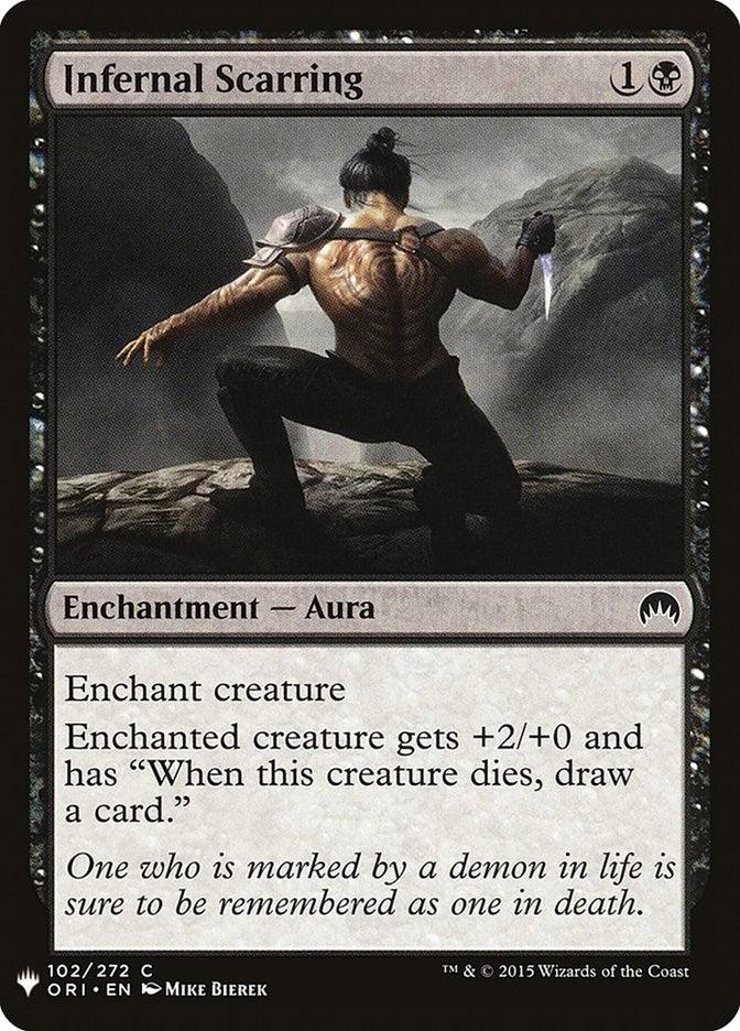 Image for Infernal Scarring (The List Reprints) (102) - Magic: The Gathering