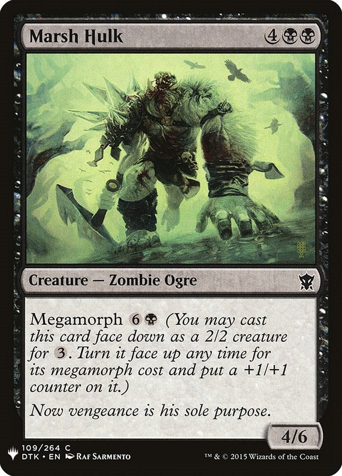 Image for Marsh Hulk (The List Reprints) (109) - Magic: The Gathering