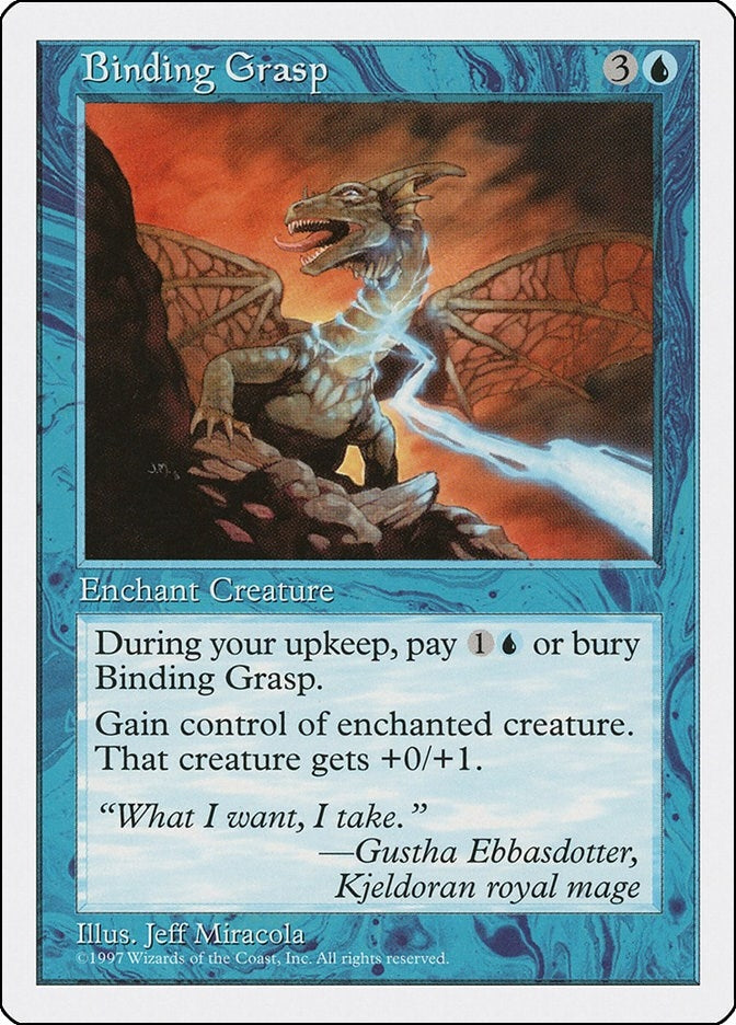 Image for Binding Grasp (Fifth Edition) - Magic: The Gathering