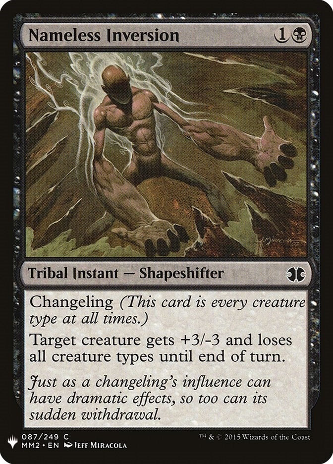 Image for Nameless Inversion (The List Reprints) (87) - Magic: The Gathering