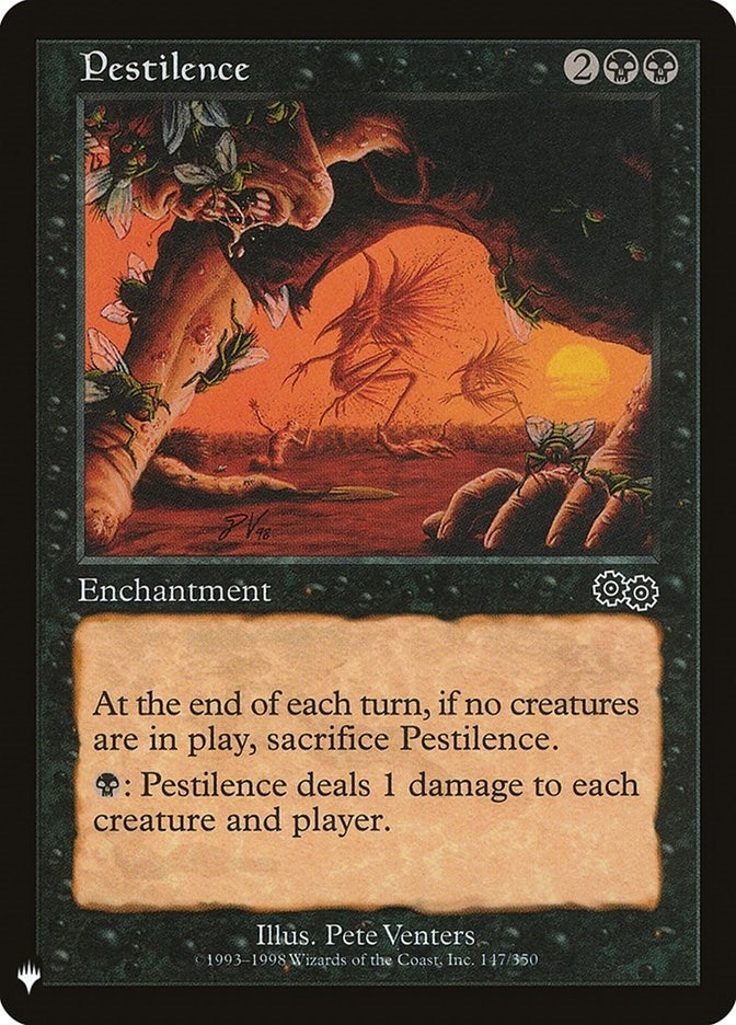 Image for Pestilence (The List Reprints) (147) - Magic: The Gathering