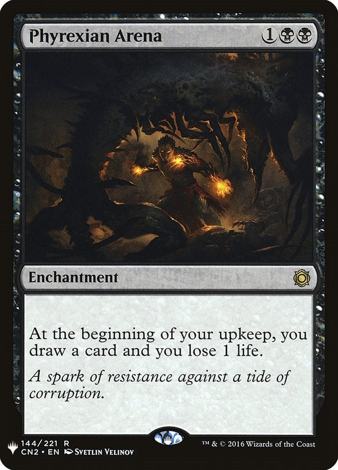 Image for Phyrexian Arena (The List Reprints) (144) - Magic: The Gathering
