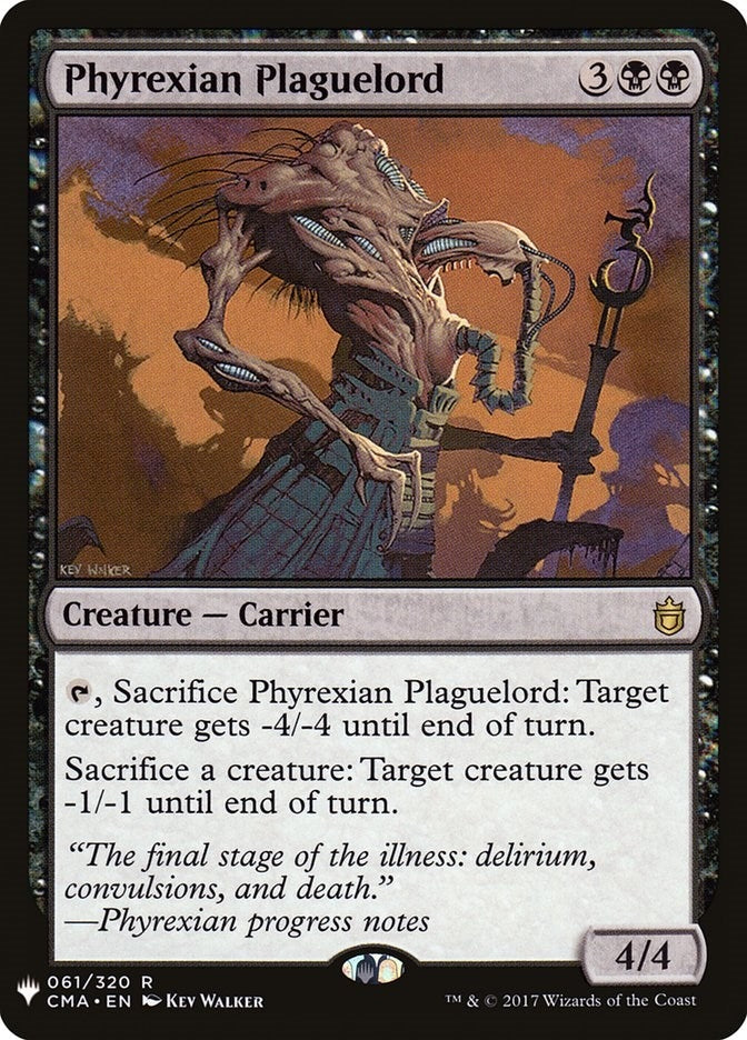 Image for Phyrexian Plaguelord (The List Reprints) (061/320) - Magic: The Gathering