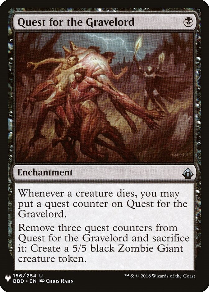 Image for Quest for the Gravelord (The List Reprints) (156) - Magic: The Gathering