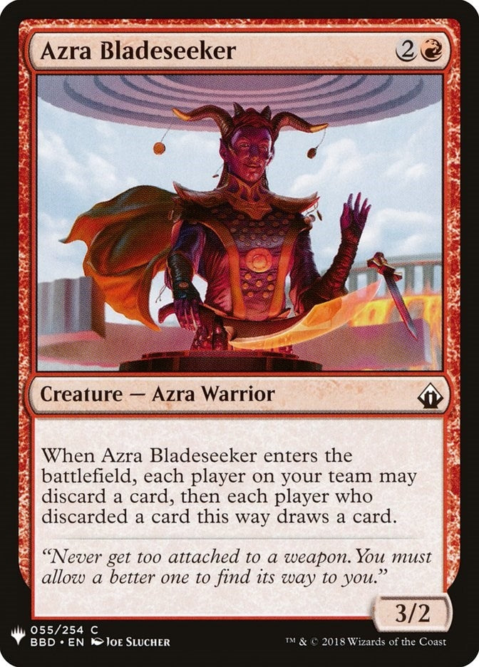 Image for Azra Bladeseeker (The List Reprints) (55) - Magic: The Gathering