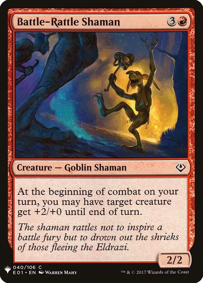 Image for Battle-Rattle Shaman (The List Reprints) (40) - Magic: The Gathering