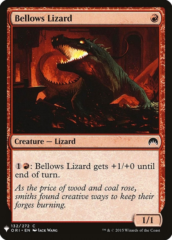 Image for Bellows Lizard (The List Reprints) (132) - Magic: The Gathering