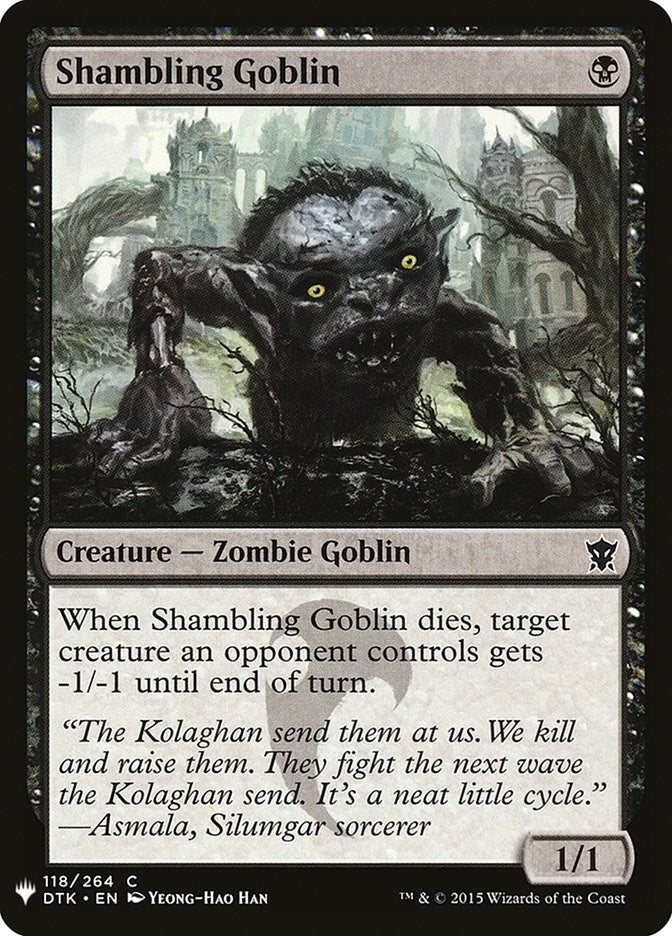 Image for Shambling Goblin (The List Reprints) (118) - Magic: The Gathering