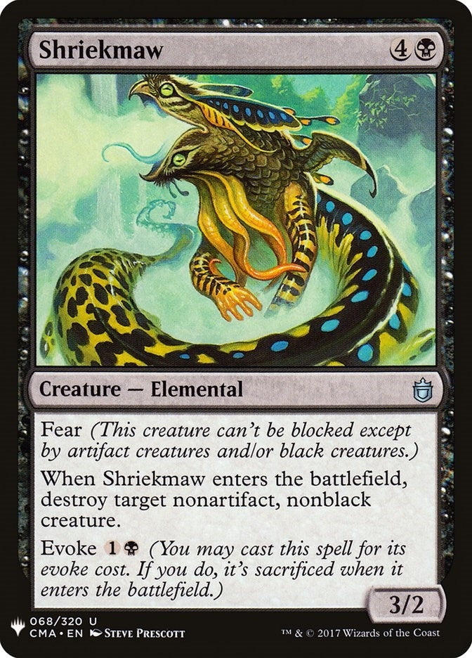 Image for Shriekmaw (The List Reprints) (68) - Magic: The Gathering