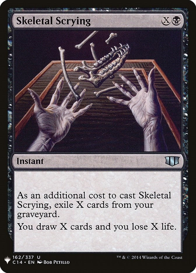 Image for Skeletal Scrying (The List Reprints) (162) - Magic: The Gathering