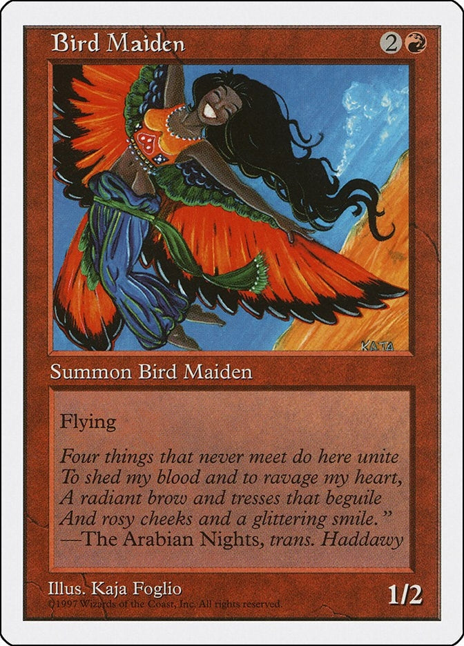 Image for Bird Maiden (Fifth Edition) - Magic: The Gathering