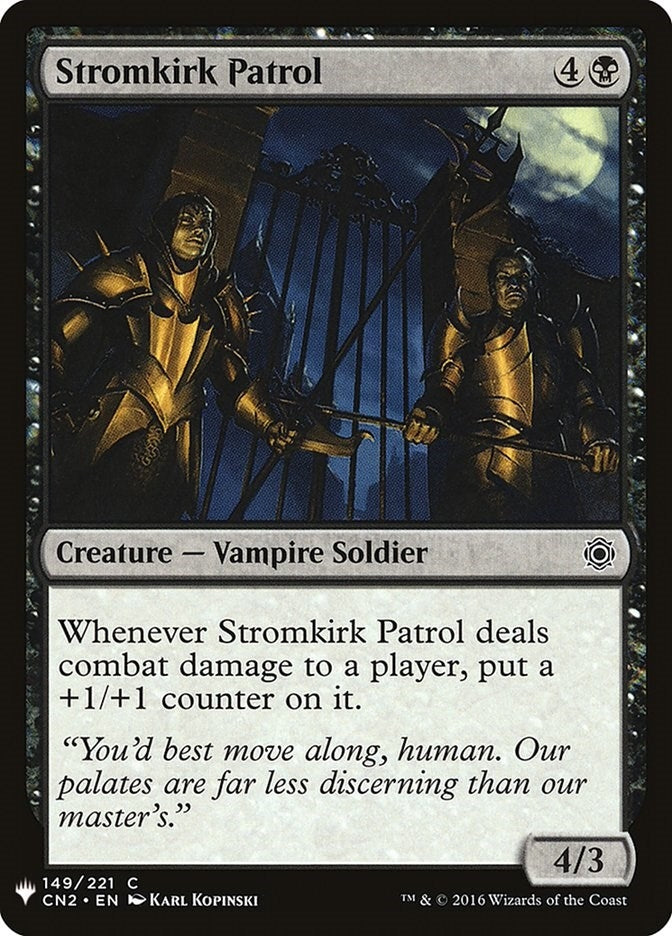 Image for Stromkirk Patrol (The List Reprints) (149) - Magic: The Gathering